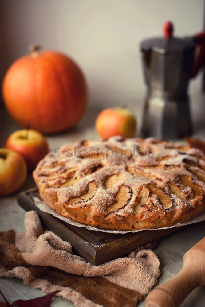 Similar – Image, Stock Photo whole round apple pie