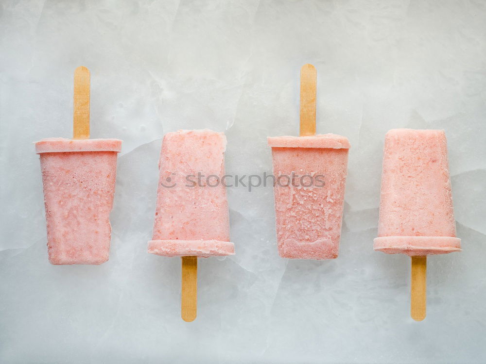 Similar – Image, Stock Photo Raspberry ice cream on a stick