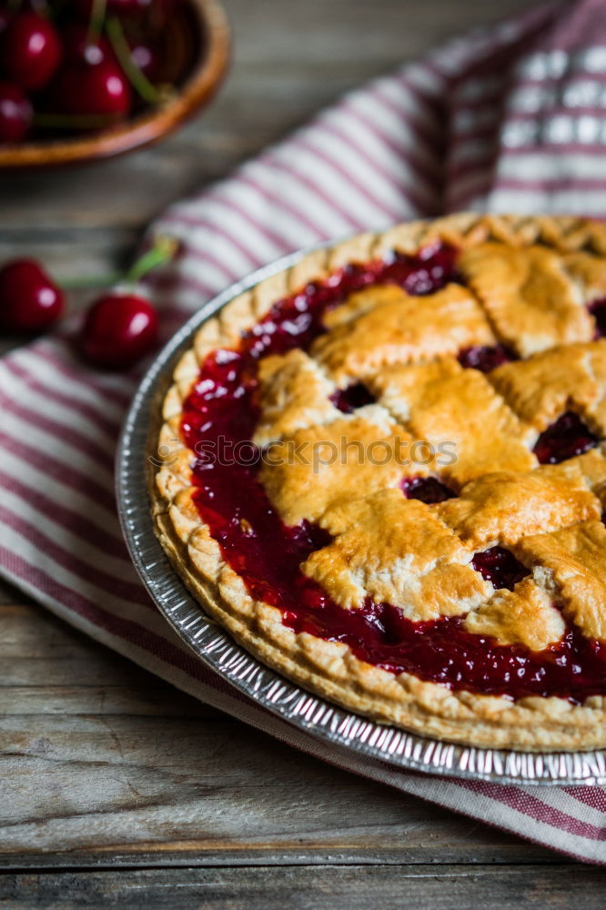 Similar – Image, Stock Photo close up of selfmade blueberry cakes in kitchen