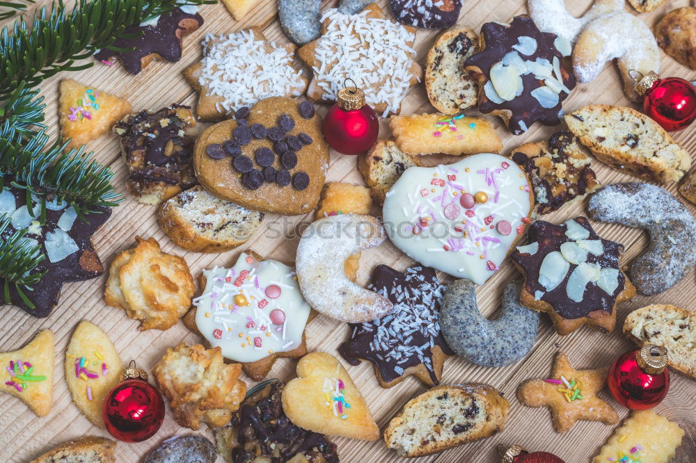 Similar – plate full of christmas cookies