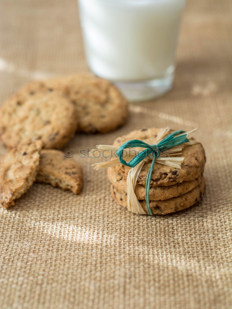 Similar – Image, Stock Photo Homemade oatmeal cookies