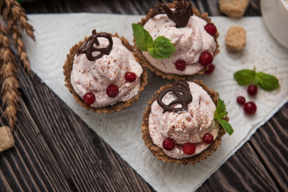 Similar – Image, Stock Photo Crispbread with cottage cheese radishes and herbs