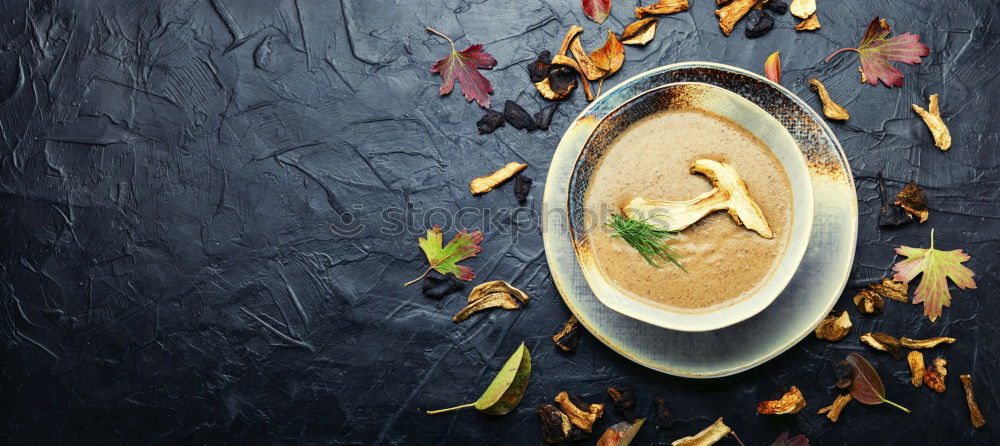 Similar – Image, Stock Photo Pasta with ingredients for tasty cuisine around empty plate