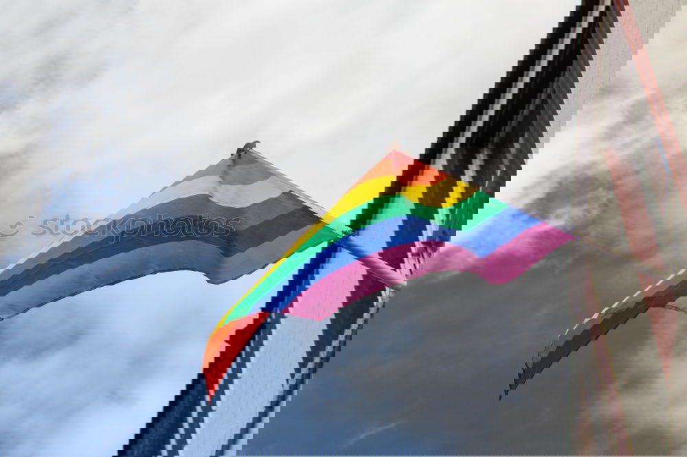Similar – Image, Stock Photo LGBT Cloudless sky