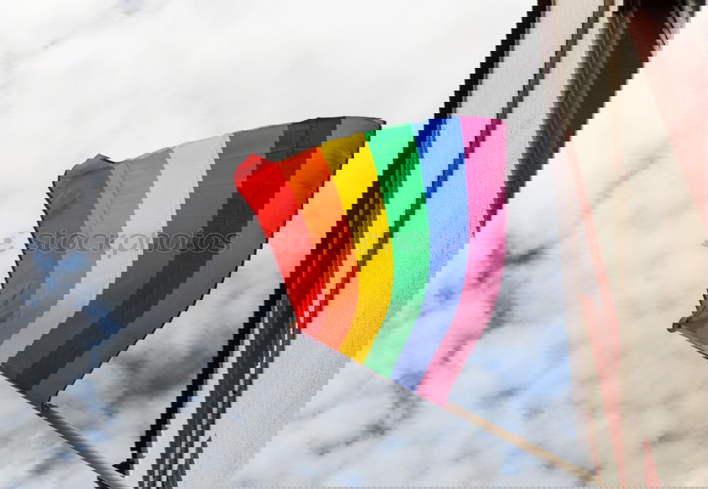 Image, Stock Photo LGBT Cloudless sky