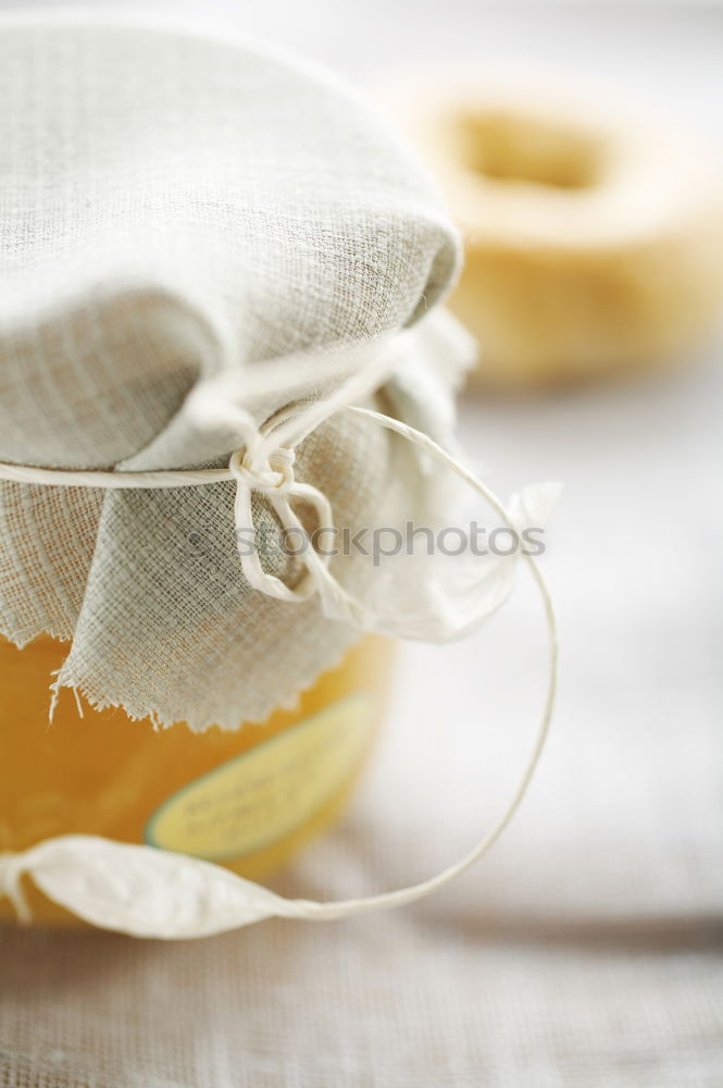 Similar – Image, Stock Photo Fresh honey in glass containers