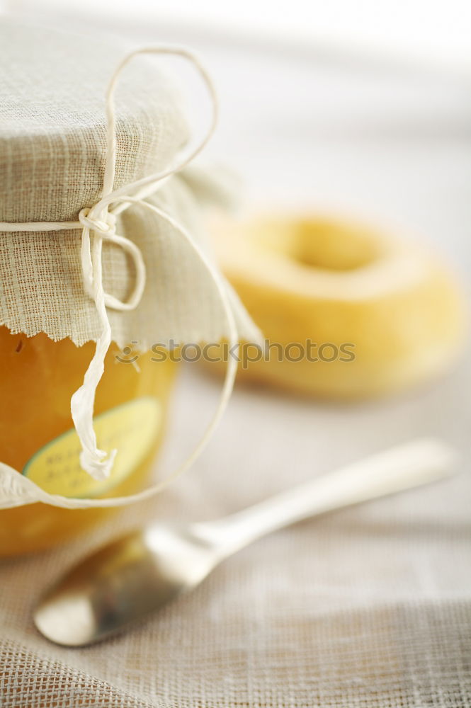 Similar – Image, Stock Photo Fresh honey in glass containers