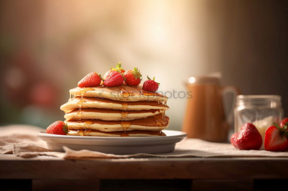 Similar – Image, Stock Photo #A# Good morning! Pancake breakfast :)