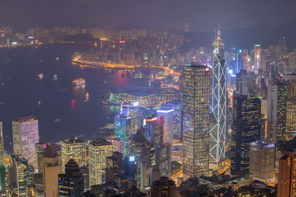 Similar – Hong Kong Skyline Hongkong