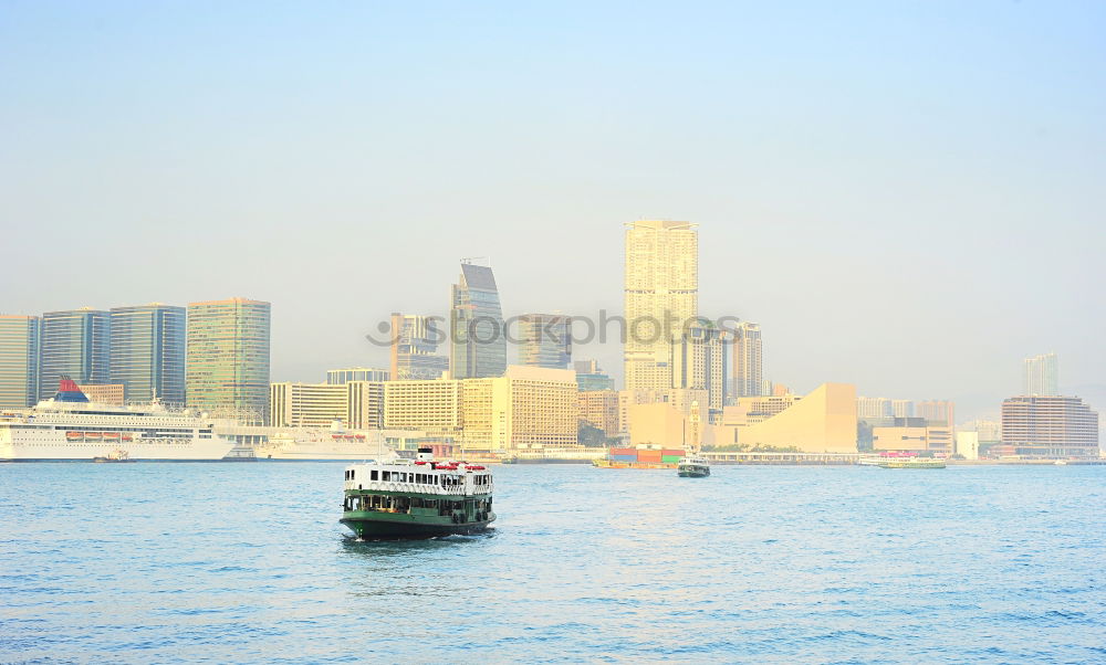 Similar – Sunset in Hong Kong with Skyline II