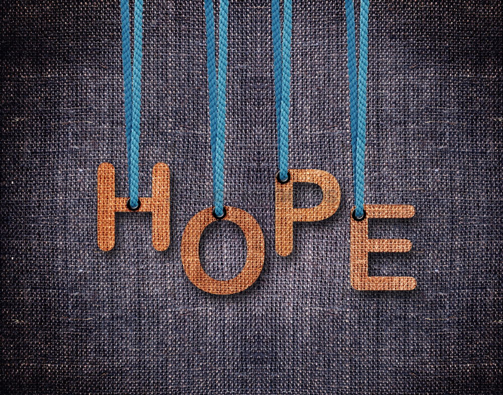 Similar – hope typed on an old typewriter