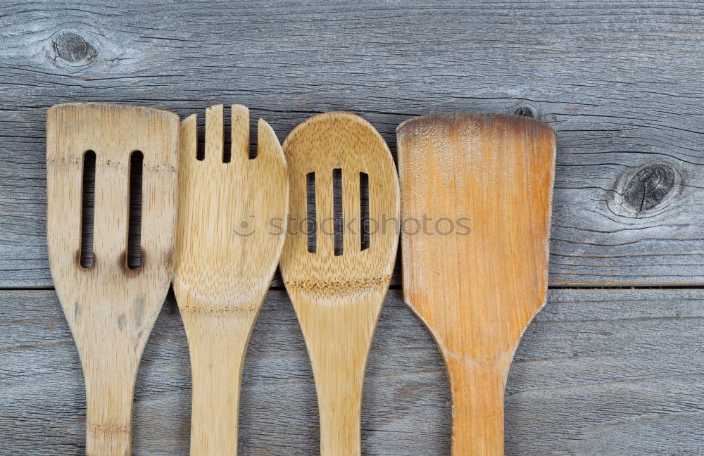 Similar – Image, Stock Photo Empty black cast-iron frying pan with vintage kitchen items