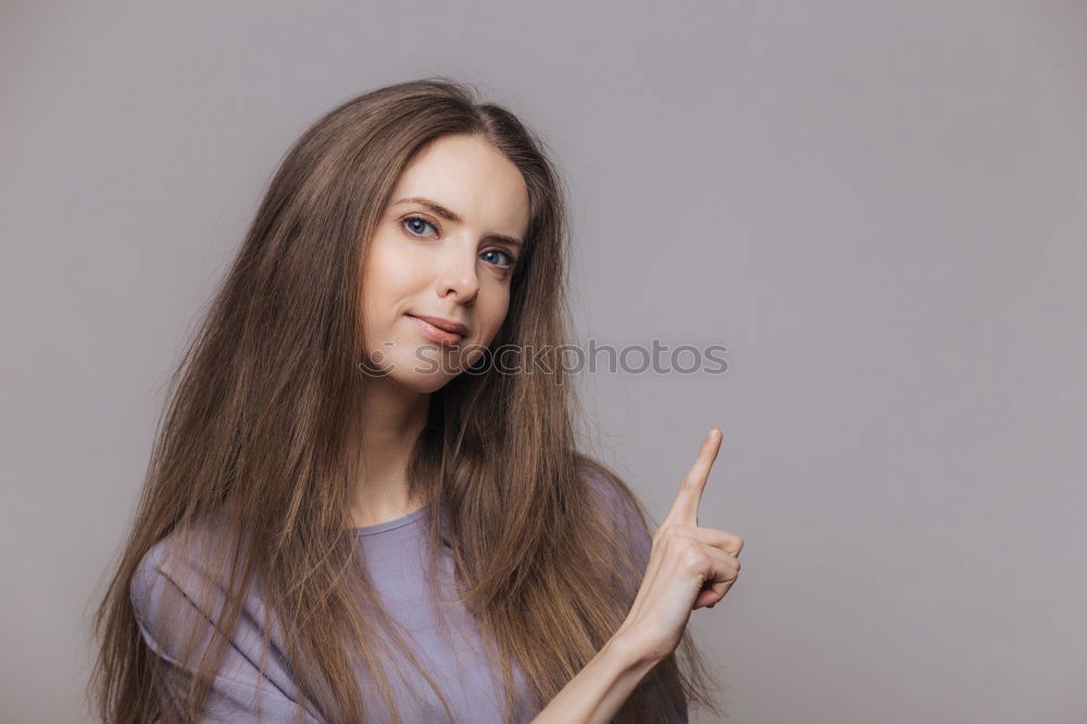 Similar – Image, Stock Photo Teenager with long blond hair