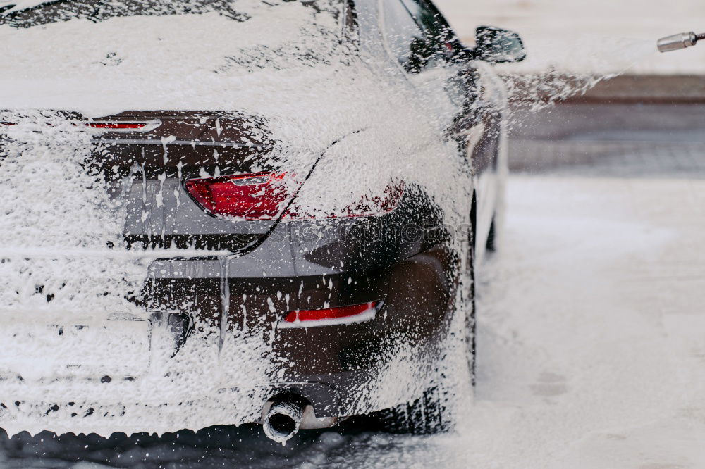 Similar – Image, Stock Photo Snow heart shape on car.