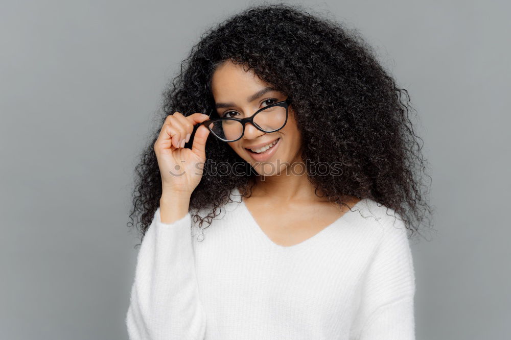 Similar – Image, Stock Photo Young casual woman using her smartphone