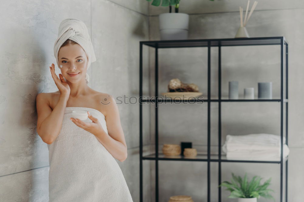 Similar – Image, Stock Photo Woman in work wear in her workshop next to the window