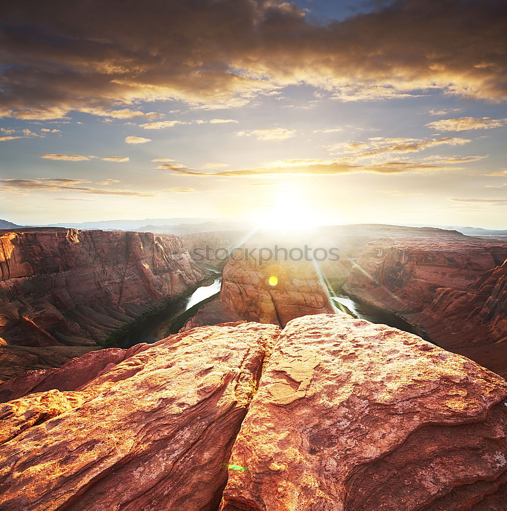 Similar – Image, Stock Photo horseshoe bend