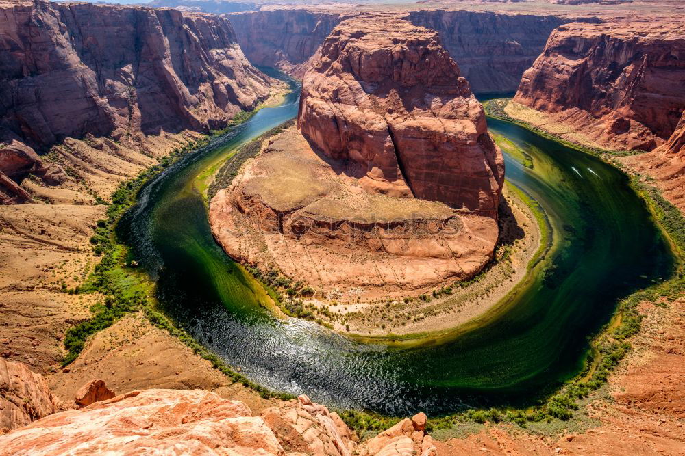 Similar – Image, Stock Photo Horseshoe Bend (Arizona) [7]