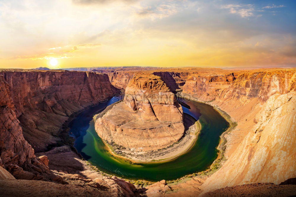 Similar – Image, Stock Photo horseshoe bend