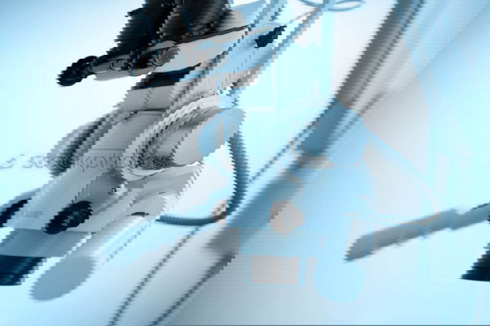 Similar – Image, Stock Photo Woman in protective clothes showing a blue paint roller