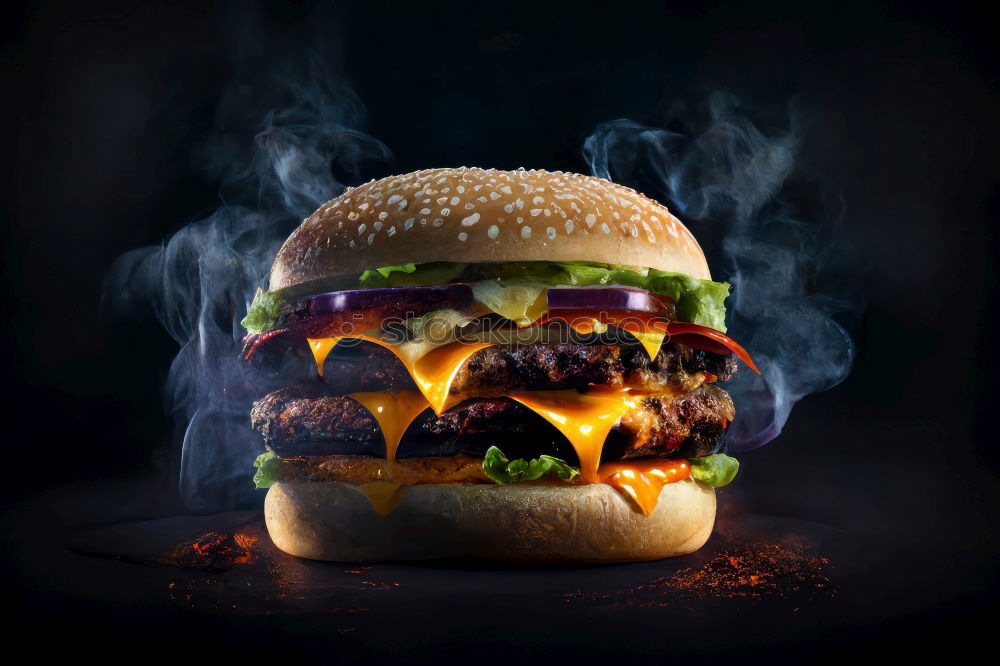 Similar – Image, Stock Photo burgers Food Vegetable
