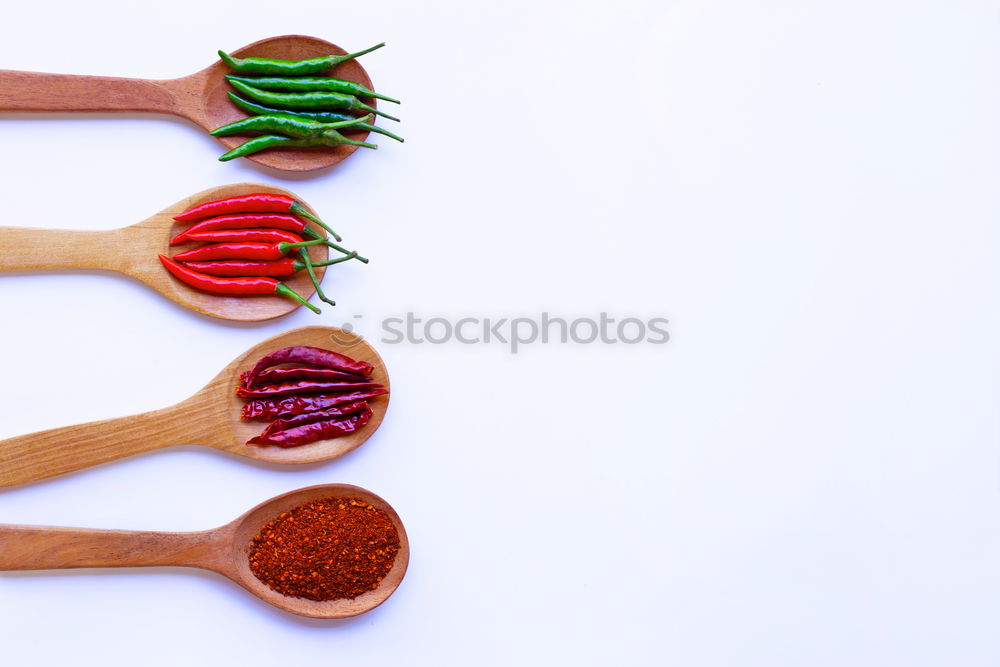 Similar – Image, Stock Photo Different spices in wooden spoons