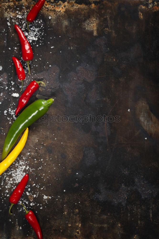 Similar – Image, Stock Photo Fresh red and spicy chilli peppers