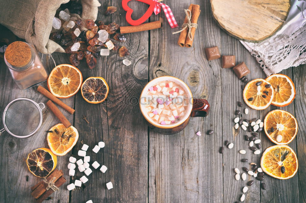 Image, Stock Photo Cup of coffee with sweets