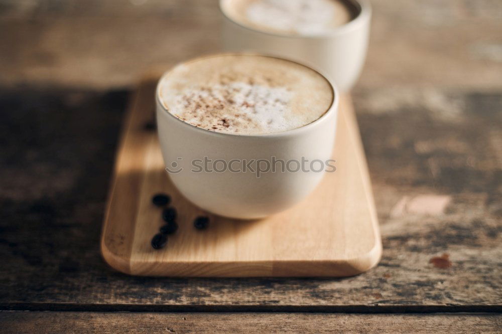 Image, Stock Photo Breakfast with hot chocolate and traditional sweets