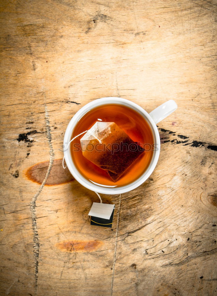 Image, Stock Photo pouch Teabag Mug Beaker