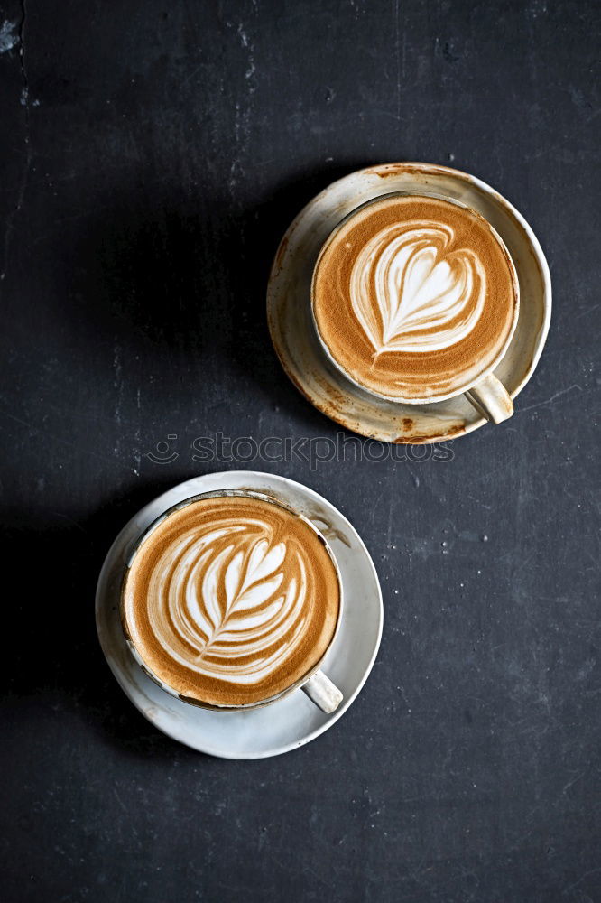 Similar – Image, Stock Photo cappuccinos Coffee