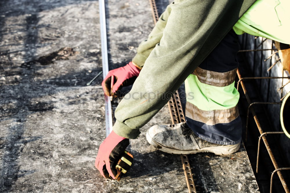 Similar – Image, Stock Photo Man working with fishing net