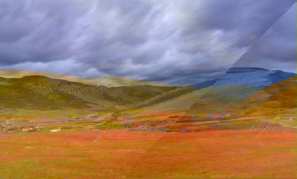 Similar – Image, Stock Photo Small village among hills