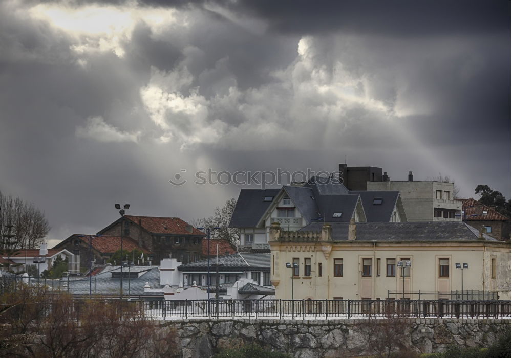 over the roofs…