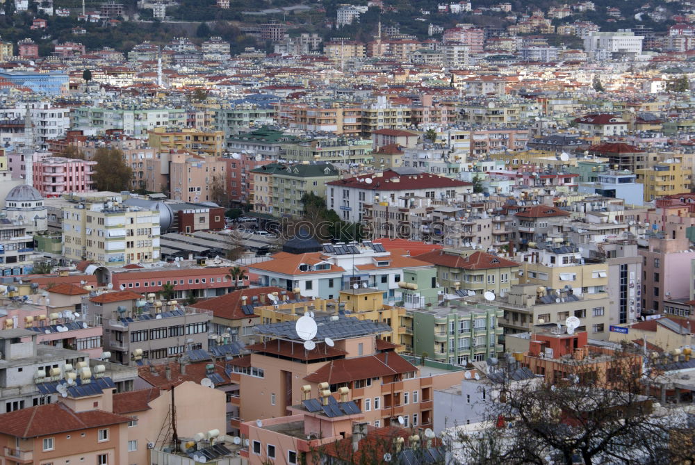 Similar – Image, Stock Photo Panecillo hill over Quito’s cityscape in Ecuador