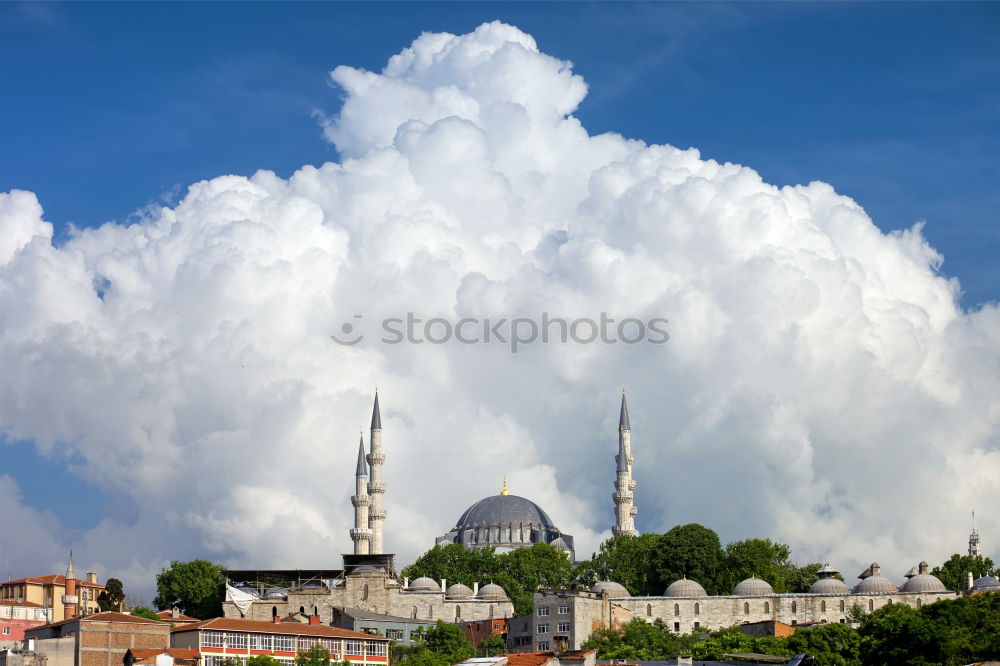 Similar – Foto Bild Blaue Moschee im Grünen