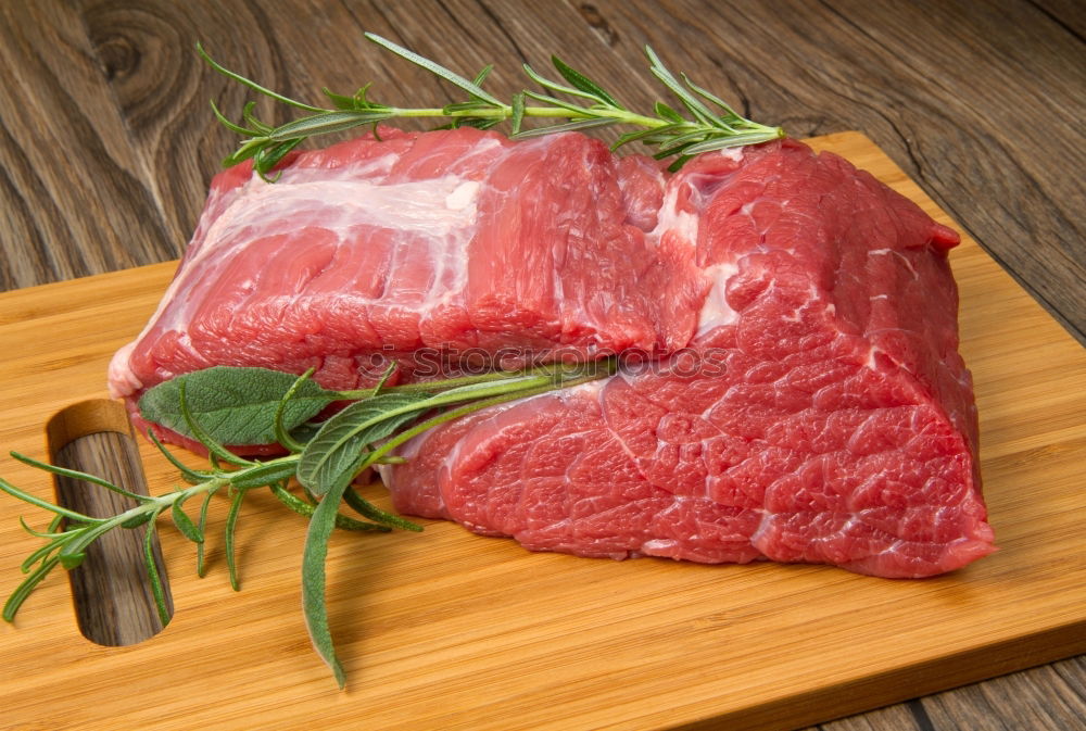 Similar – Image, Stock Photo Steak strip medium