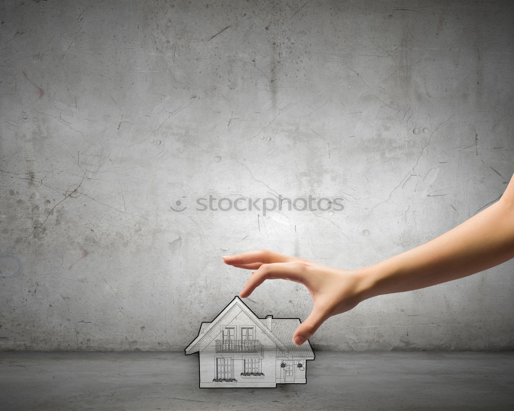 Similar – Image, Stock Photo I build a house