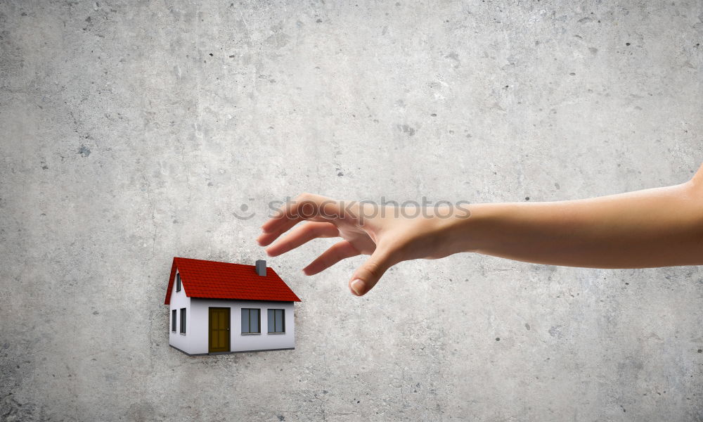 Similar – Image, Stock Photo I build a house