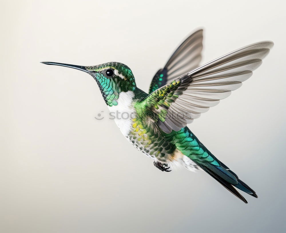 Similar – Image, Stock Photo Kolibri flies away