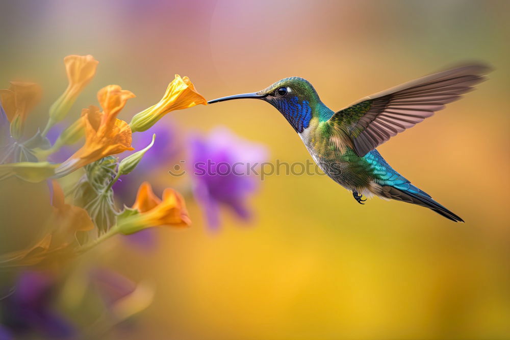 Image, Stock Photo Lobelia Sunbird Plant Bog