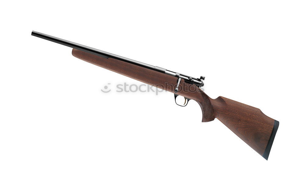 Image, Stock Photo RIFLE II Table Wood Rifle