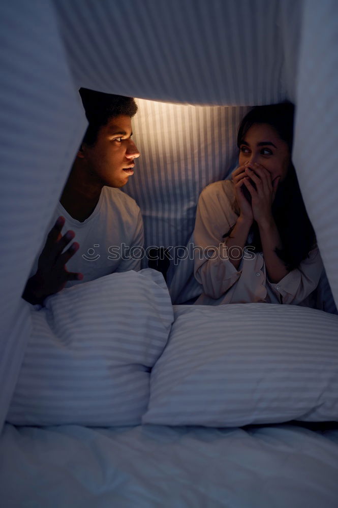 Similar – Image, Stock Photo pillow talk Relaxation Bed