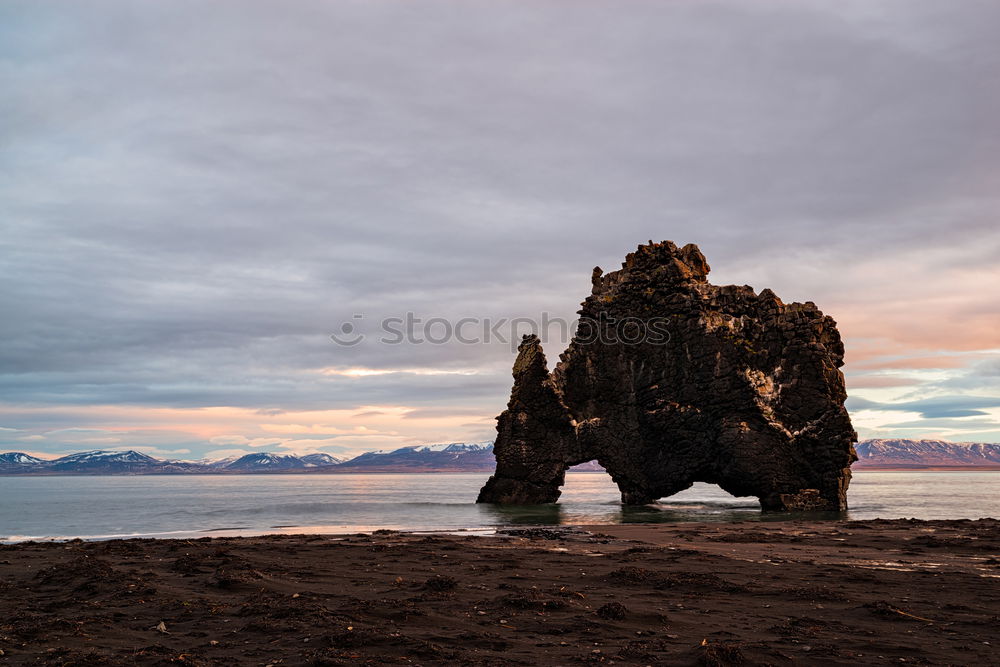 Similar – Hvítserkur Iceland Ocean