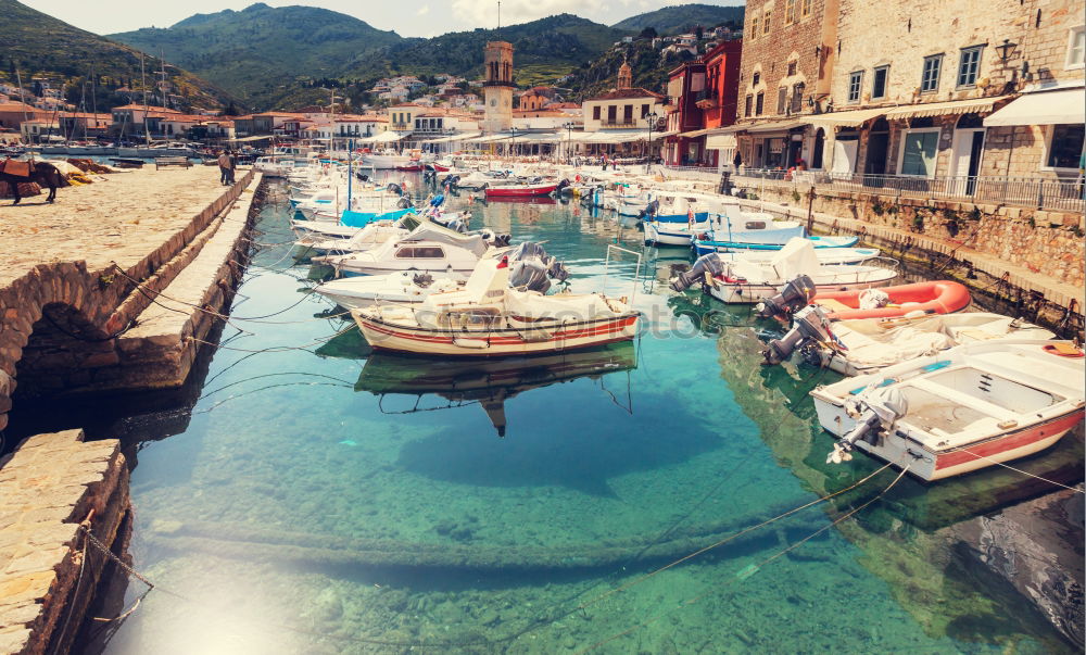 Similar – Lake Garda Fishing port