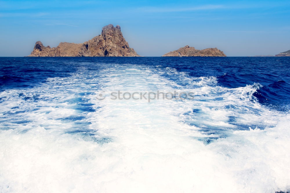 Similar – Image, Stock Photo sea boat rocks Trip