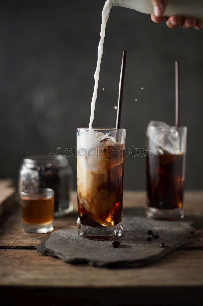 Similar – Cold espresso coffee glass