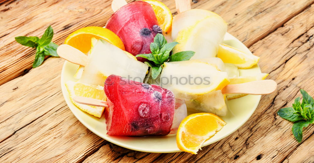 Similar – Image, Stock Photo Ice cream popsicles