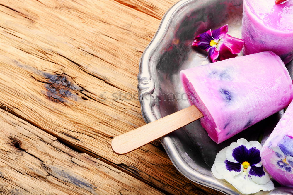 Similar – Image, Stock Photo Ice-cream with taste of a tea rose