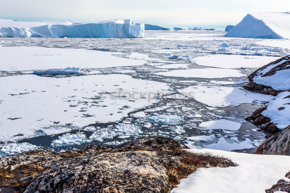 Similar – Image, Stock Photo ice floes Nature Blue